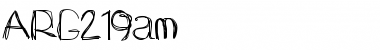 Download ARG219am Font Download ARG219am Font