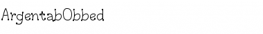 Download ArgentabObbed Font Download ArgentabObbed Font