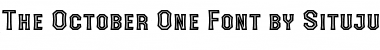 Download The October One Font Download The October One Font