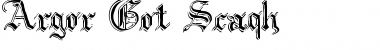 Download Argor Got Scaqh Font Download Argor Got Scaqh Font