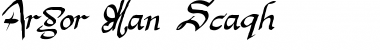 Download Argor Man Scaqh Font Download Argor Man Scaqh Font