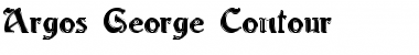 Download Argos George Contour Font Download Argos George Contour Font