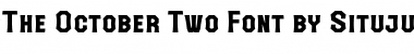 Download The October Two Font Download The October Two Font