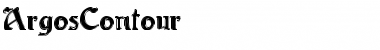 Download ArgosContour Font Download ArgosContour Font