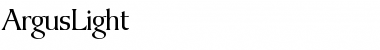 Download ArgusLight Font Download ArgusLight Font