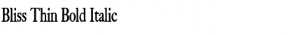 Download Bliss Thin Font Download Bliss Thin Font