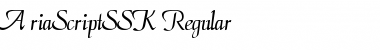 Download AriaScriptSSK Font Download AriaScriptSSK Font