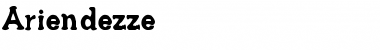 Download Ariendezze Font Download Ariendezze Font