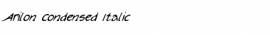 Download Arilon Condensed Italic Font Download Arilon Condensed Italic Font