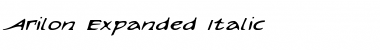 Download Arilon Expanded Italic Font Download Arilon Expanded Italic Font