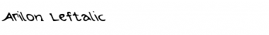 Download Arilon Leftalic Font Download Arilon Leftalic Font