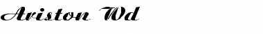 Download Ariston Wd Font Download Ariston Wd Font