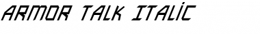 Download Armor Talk Font Download Armor Talk Font