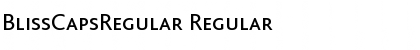 Download BlissCapsRegular Font Download BlissCapsRegular Font
