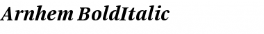 Download Arnhem-BoldItalic Font Download Arnhem-BoldItalic Font