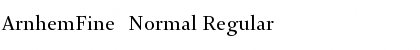 Download ArnhemFine-Normal Font Download ArnhemFine-Normal Font