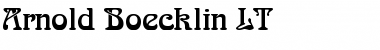 Download ArnoldBoecklin LT Font Download ArnoldBoecklin LT Font