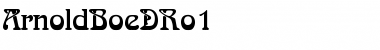 Download ArnoldBoeDRo1 Font Download ArnoldBoeDRo1 Font
