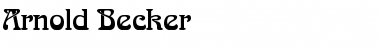 Download Arnold Becker Font Download Arnold Becker Font