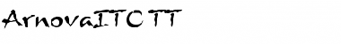 Download ArnovaITC TT Font Download ArnovaITC TT Font