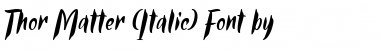 Download Thor Matter Font Download Thor Matter Font