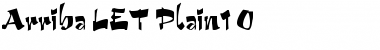 Download Arriba LET Font Download Arriba LET Font