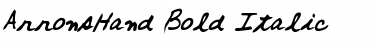 Download ArronsHand Font Download ArronsHand Font