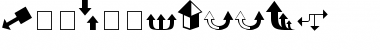 Download Arrows (filled) Font Download Arrows (filled) Font