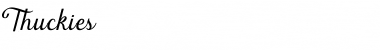 Download Thuckies Font Download Thuckies Font