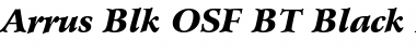 Download Arrus Blk OSF BT Font Download Arrus Blk OSF BT Font