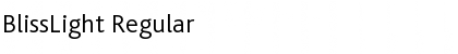 Download BlissLight Font Download BlissLight Font