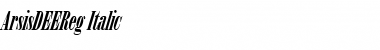Download ArsisDEEReg Font Download ArsisDEEReg Font