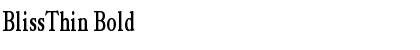 Download BlissThin Font Download BlissThin Font
