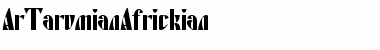 Download ArTarumianAfrickian Font Download ArTarumianAfrickian Font