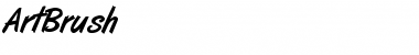 Download ArtBrush Font Download ArtBrush Font