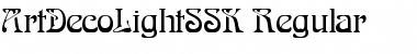 Download ArtDecoLightSSK Font Download ArtDecoLightSSK Font