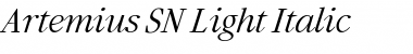 Download Artemius SN Light Font Download Artemius SN Light Font