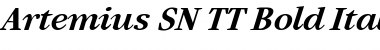 Download Artemius SN TT Font Download Artemius SN TT Font