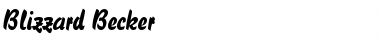 Download Blizzard Becker Font Download Blizzard Becker Font