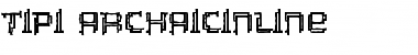 Download Tipi Archaic Inline Font Download Tipi Archaic Inline Font