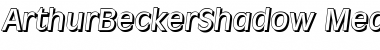 Download ArthurBeckerShadow-Medium Font Download ArthurBeckerShadow-Medium Font