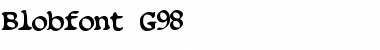 Download Blobfont G98 Font Download Blobfont G98 Font