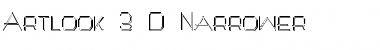 Download Artlook 3-D Narrower Font Download Artlook 3-D Narrower Font