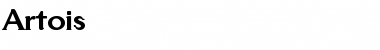 Download Artois Font Download Artois Font