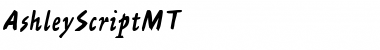 Download AshleyScriptMT Font Download AshleyScriptMT Font