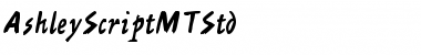 Download Ashley Script MT Std Font Download Ashley Script MT Std Font