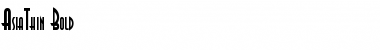 Download AsiaThin Font Download AsiaThin Font
