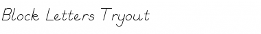 Download Block Letters Tryout Font Download Block Letters Tryout Font