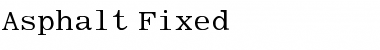 Download Asphalt Fixed Font Download Asphalt Fixed Font