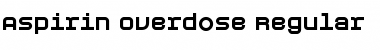 Download Aspirin-Overdose Font Download Aspirin-Overdose Font
